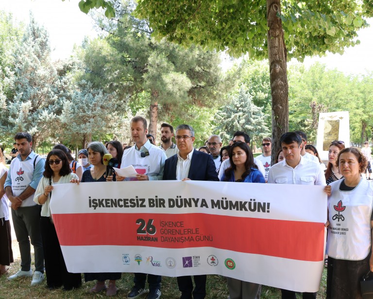 Statements in many cities on International Day in Support of Victims of Torture 